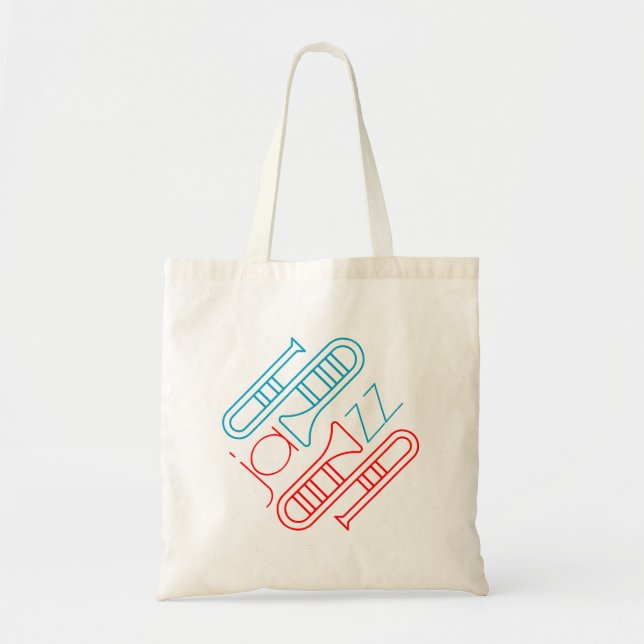 Bolsa Tote Tocar jazz (Frente)