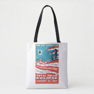 Bolsa Tote Toda a sacola americana do eclipse total