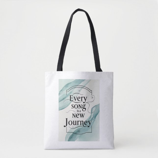 Bolsa Tote Toda Canção É Uma Nova Jornada (Frente)