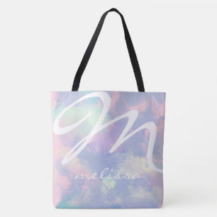 Bolsa Tote toda sobre - imprima a sacola da aguarela do lilac
