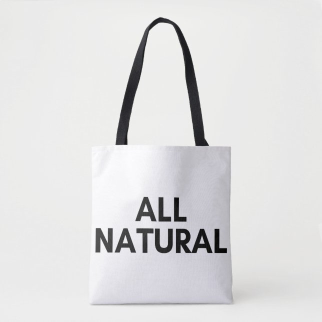 Bolsa Tote todas as naturais (Frente)