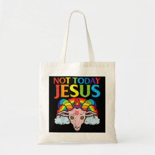 Bolsa Tote Today. Not Jesus Satan Goat. Satanic Rainbow.