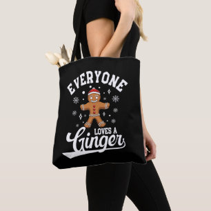 Bolsa Tote Todos Adoram Um Ginger, Papais noeis De Gengibre X