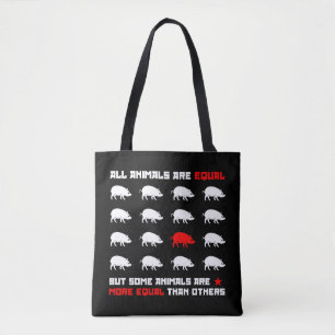 Bolsa Tote Todos os animais são iguais a 2