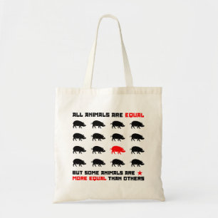 Bolsa Tote Todos os animais são iguais a 2