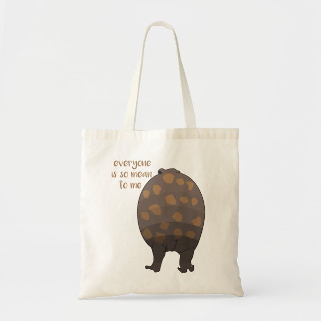 Bolsa Tote Todos são tão maus para mim, Sapo Engraçado Kawaii (Frente)