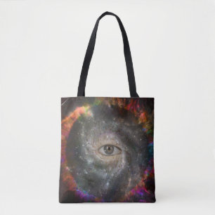 Bolsa Tote Todos vendo os olhos no espaço