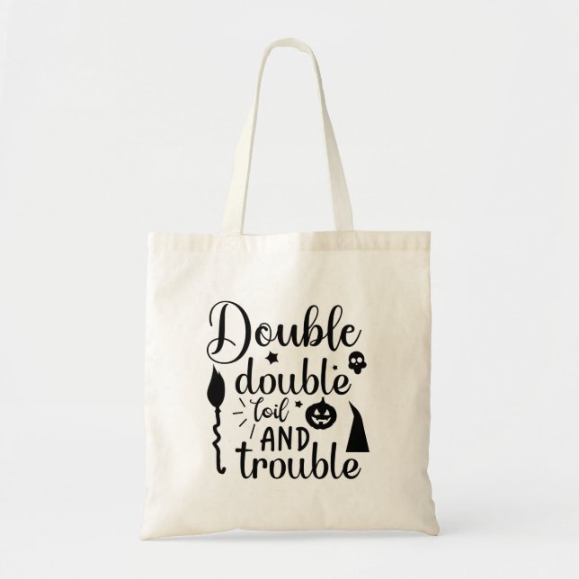 Bolsa Tote Toil Duplo e Barra de Totas Spooky Dupla (Frente)