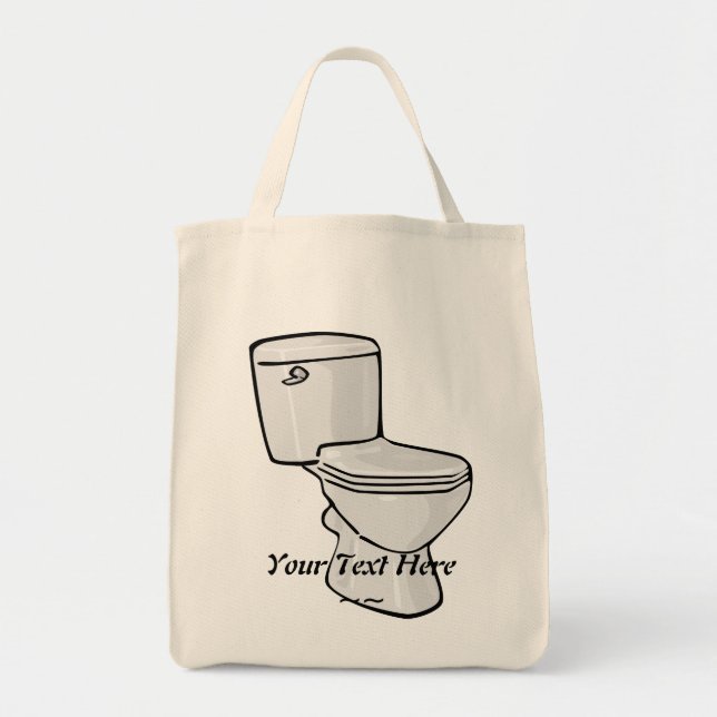 Bolsa Tote Toilet Tote Bag (Frente)