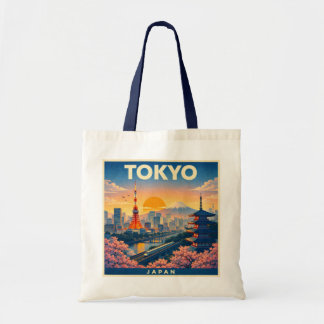 Bolsa Tote Tokyo Japan Travel Poster Tote Bag