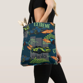Bolsa Tote  Tokyo Street Racing Pattern