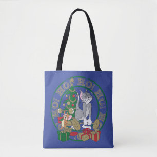 Bolsa Tote Tom e Jerry Abrindo Presentes