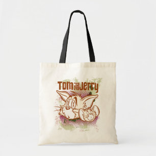Bolsa Tote Tom e Jerry Brown e verde