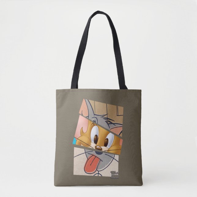 Bolsa Tote Tom E Jerry | Tom E Jerry Mashup (Frente)
