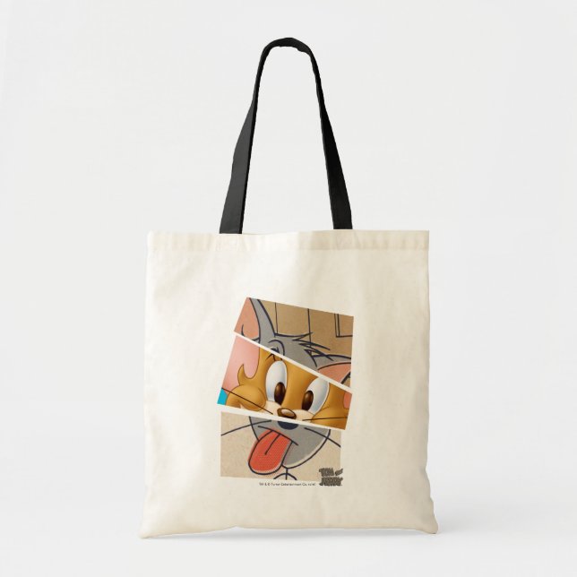 Bolsa Tote Tom E Jerry | Tom E Jerry Mashup (Frente)