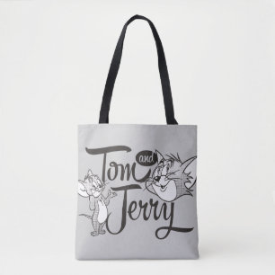 Bolsa Tote Tom e Jerry Tom e Jerry que olha doce