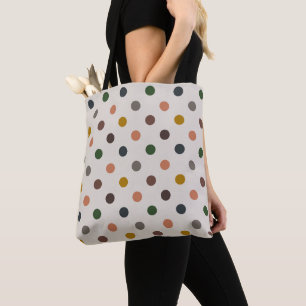 Bolsa Tote Tom Florestal Tom Terra Leve Design de Bolinhas