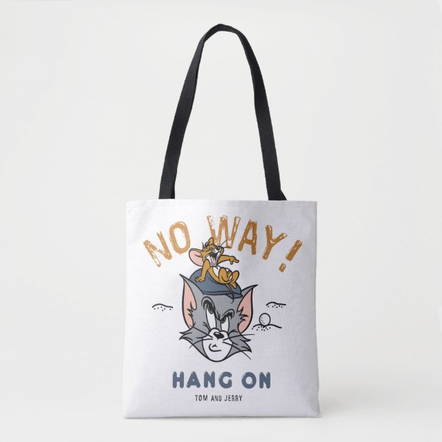 Bolsa Tote Tom & Jerry Golfing "De Maneira Nenhuma" (Frente)