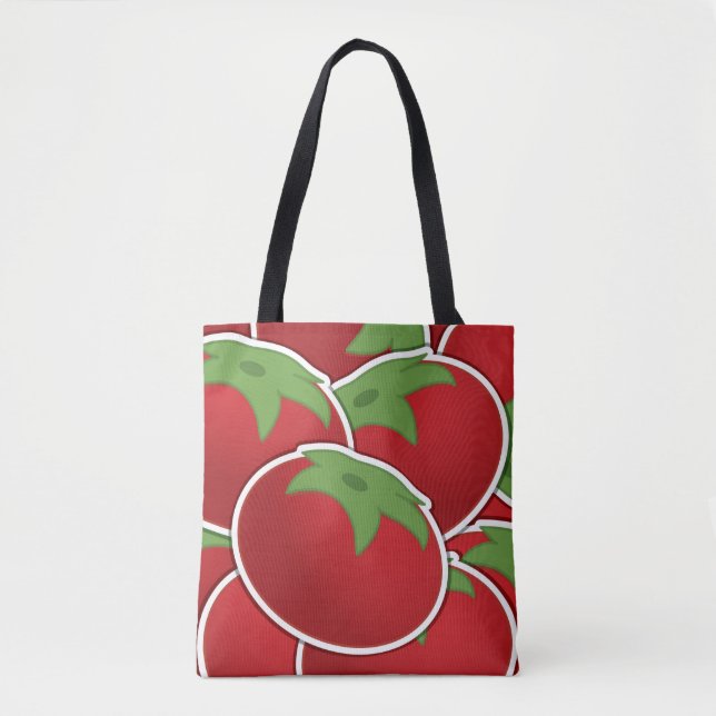 Bolsa Tote Tomate Funky (Frente)