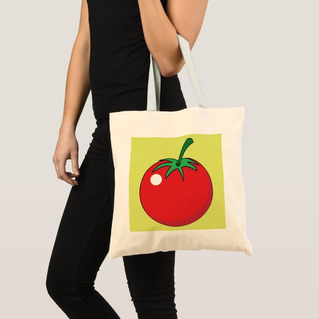 Bolsa Tote Tomate Vermelho (Frente (produto))