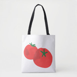 Bolsa Tote Tomates Vermelhos Frescos Presente para Amante de