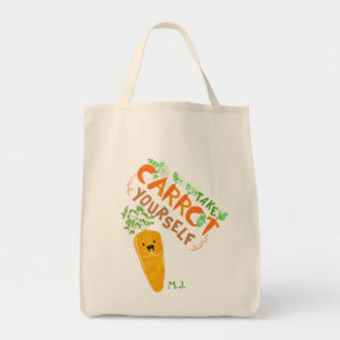 Bolsa Tote Tome Carrot Você Mesmo   Pop Motivação