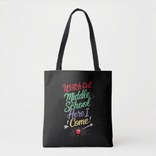 Bolsa Tote Tome Cuidado Escola de Ensino Fundamental Aqui Eu 