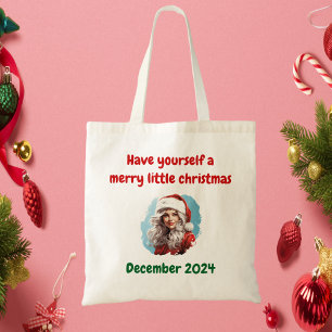Bolsa Tote Tome uma feliz de natal.