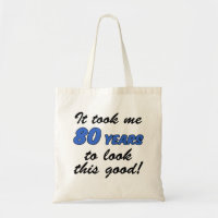 Tomou-me 80 anos para olhar esta boa sacola