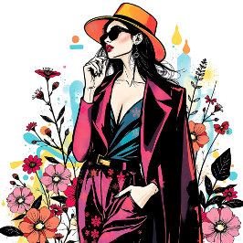 Bolsa Tote Tons Botânicos Chic Arte Dupla Face👑🕶️