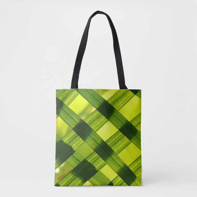 Bolsa Tote Tons de verde (Frente)