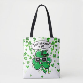 Bolsa Tote Top O' The Mornin' Shamrock