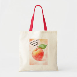 Bolsa Tote Toque de Cotação Peach - Fresca e Inspirativa