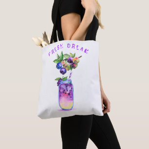 Bolsa Tote Toque de Drink de Aroma Fresco - Texto Personaliza