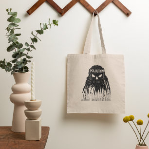 Bolsa Tote Toque de Monstro da Nuvem de Poluição