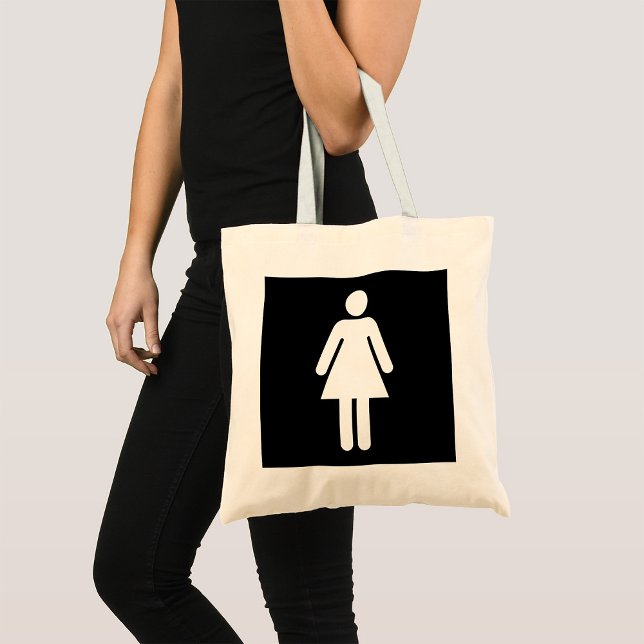 Bolsa Tote Toque de Símbolo Feminino (Criador carregado)