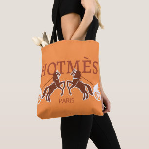 Bolsa Tote Toque do Designer de Mess Laranja Quente