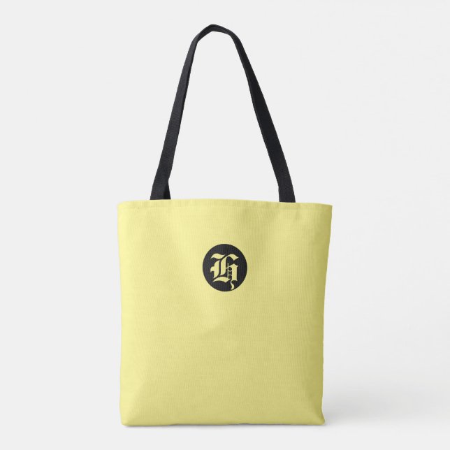Bolsa Tote Toque Monograma Amarelo (Verso)