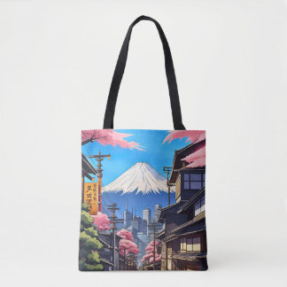 Bolsa Tote Tóquio Mt Fuji
