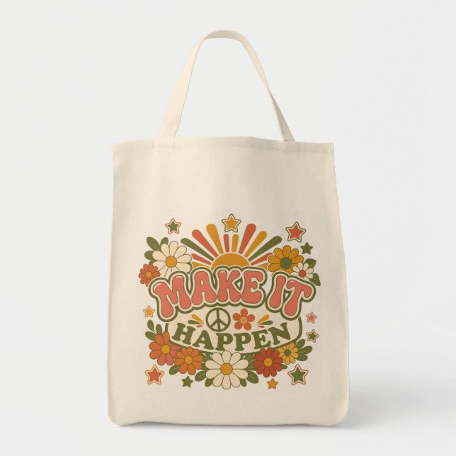 Bolsa Tote Torne-o mercado  (Frente)