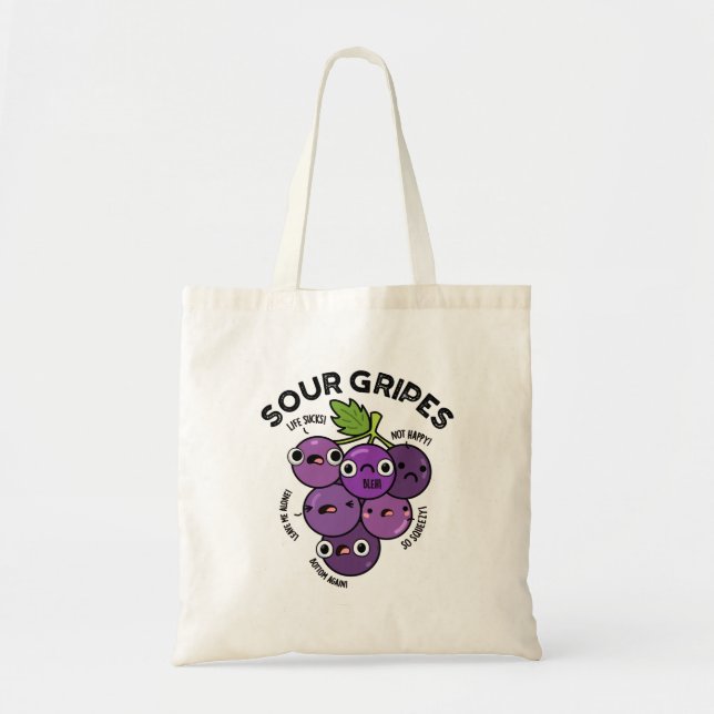 Bolsa Tote Torneiras de Fruta Engraçadas (Frente)