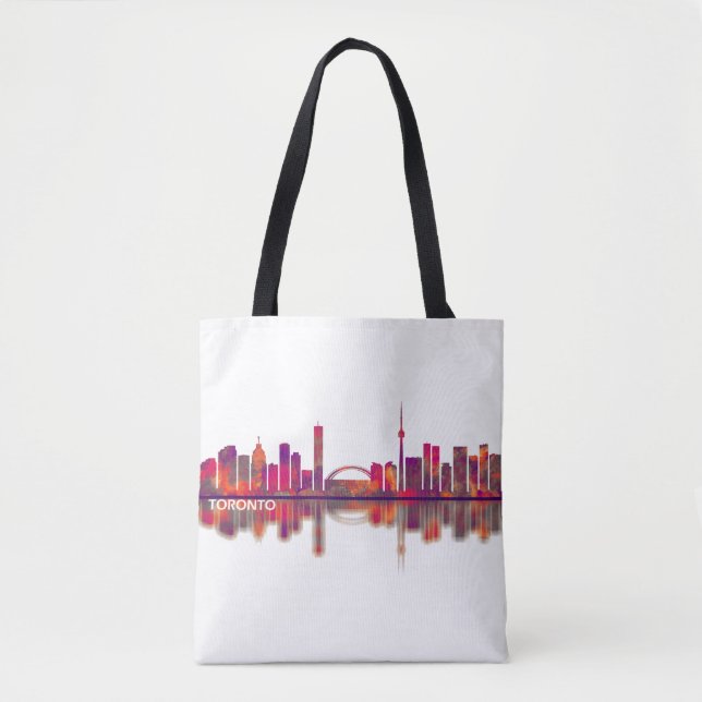 Bolsa Tote Toronto Skyline (Frente)
