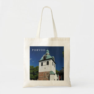 Bolsa Tote Torre da Catedral de Porvoo vista tote saco