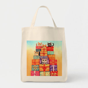 Bolsa Tote Torre de aniversário do Meow Gift
