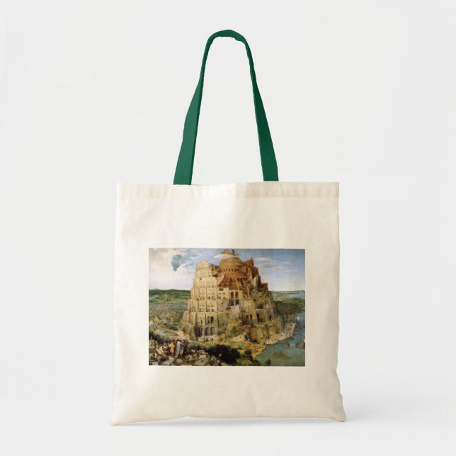 Bolsa Tote Torre de Babel - Peter Bruegel (Frente)
