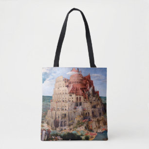 Bolsa Tote Torre de Babel, Pieter Bruegel, o Velho, 1563