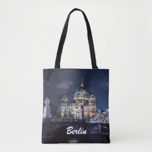 Bolsa Tote Torre de TV e Catedral de Berlim, Alemanha