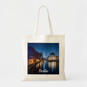 Bolsa Tote Torre de TV e ilha de museu em Berlim, Alemanha