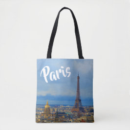 Bolsa Tote Torre Eiffel em Paris - saco