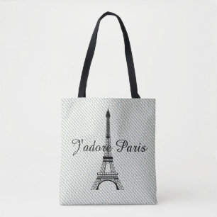 Bolsa Tote Torre Eiffel J'adore Paris